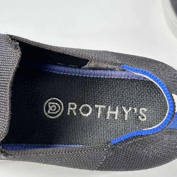 Rothy's Women's The Original Slip On Sneaker Solid Black Textile Shoe Size 7.5 - Picture 10 of 16